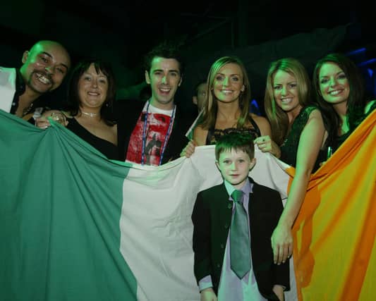 Donegal man Mickey Joe Harte competes in the Eurovision Song Contest in Riga with the song 'We've Got the World'