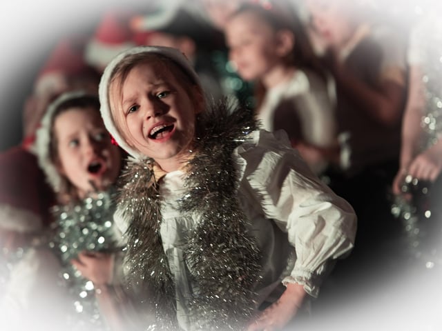 Primary 2 pupil Thora from Mrs O’Neill’s class performs 'Do you want to bulid a snowman'.