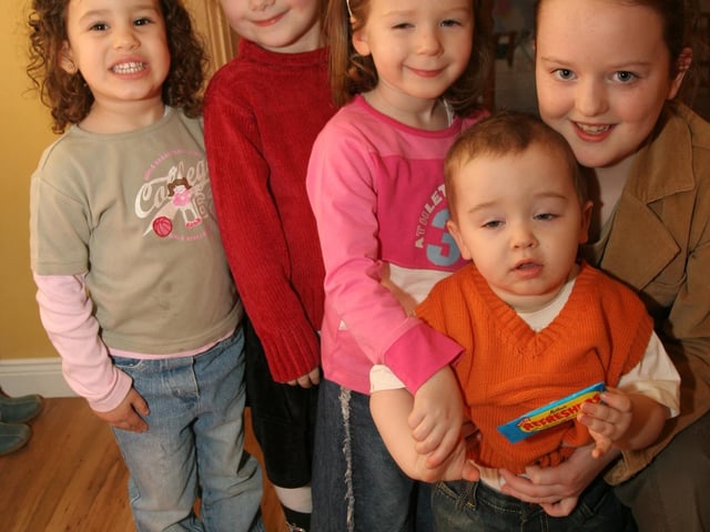 Courtney Wade's fourth birthday party back in 2005.