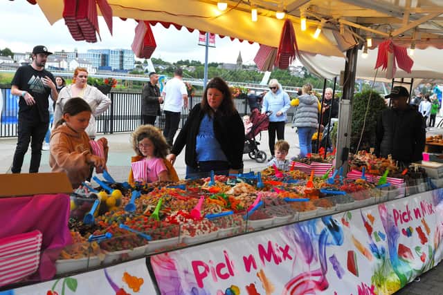 There will be a large number of street vendors at the Foyle Maritime Festival this weekend. Photo: George Sweeney.  DER2229GS – 004
