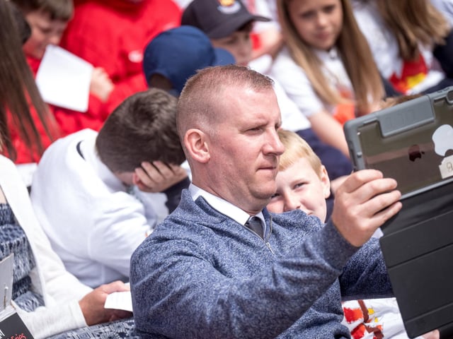 The annual Fan the Flame mass was celebrated recently in Celtic Park for pupils who recently made their confirmation.