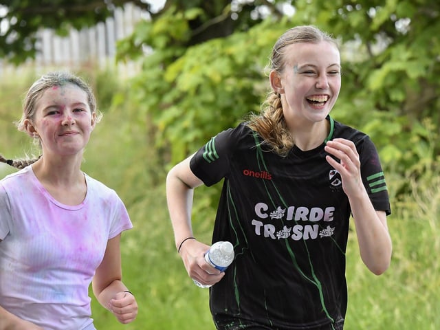 Participants in the Na Piarsaigh Dermot McCrossan Canter the Corrody 5km, held at Corrody Road on Sunday evening last. Photo: George Sweeney