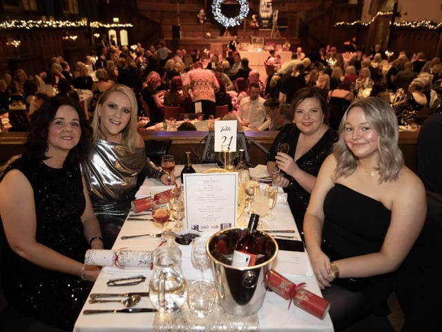 Mayor of Derry City and Strabane District, Councillor Patricia Logue, hosted a sparkling Christmas Charity Ball on Friday evening in the Guildhall. The event was held in aid of the Mayor’s chosen charities, the Foyle Hospice and the Ryan McBride Foundation, and she extended her thanks to all who attended and donated to the two causes.
