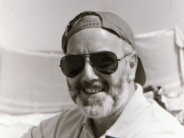 Soaking up the rays at Benone in July 1995
