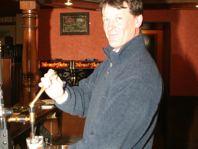 Enjoying a pint in Derry bars 20 years ago in 2003