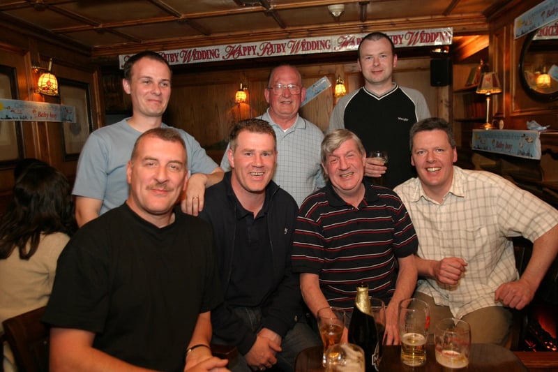 Parties and celebrations back in 2004: Tony Strain.