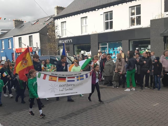 Buncrana St Patrick's Day parade 2023.