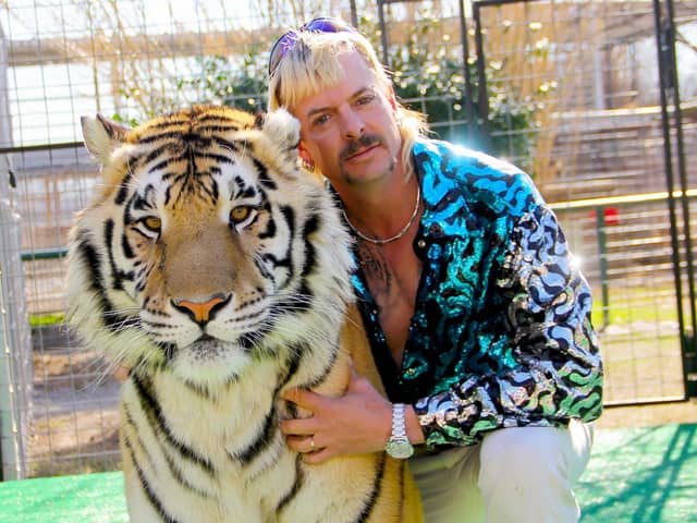 Tiger King. In short, Joe Exotic doesn't like Carole Baskin.