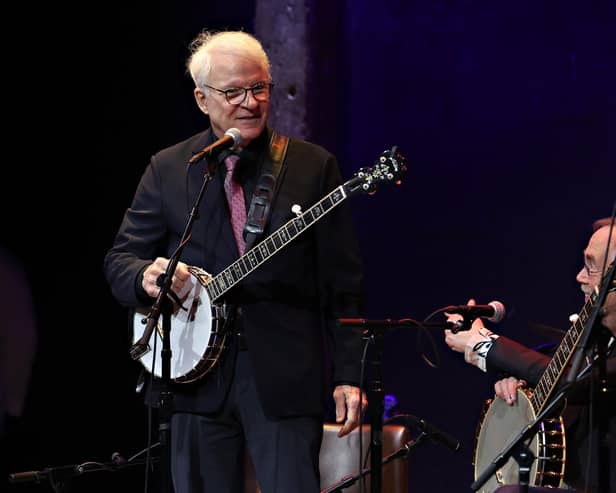 Steve Martin performs in January 19, 2024 in New York City. (Photo by Cindy Ord/Getty Images)