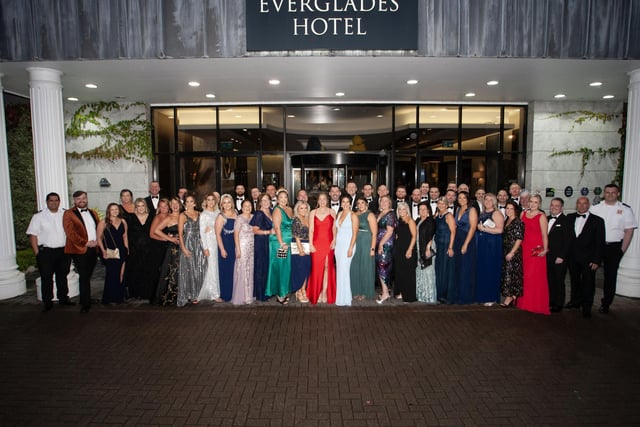 FSR CELEBRATING 30 YEAR! Group pictured at the Everglades Hotel, Derry on Saturday night at the Foyle Search and Rescue's 30th Anniversary Gala Ball. (Photo: Jim McCafferty Photography)