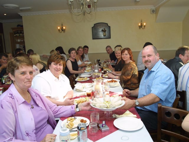 Baby Chloe O'Kane's christening at the Frontier Hotel in Bridgend.