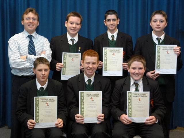 Derry and Donegal secondary school pupils in October 2003