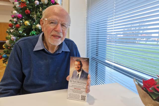Dr. Keith Munro who has penned a new biography of Foyle Hospice founder Dr. Tom McGinley.