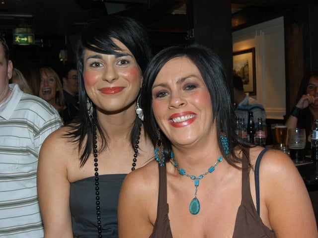 Haley out for a party with friends.