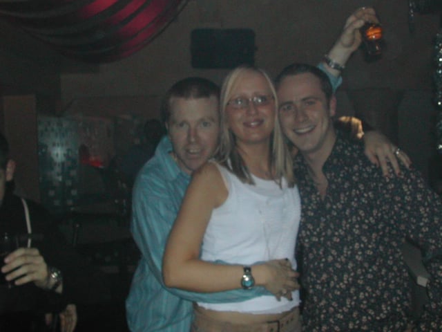 A night out at Café Roc / Earth in Derry in January 2003.
