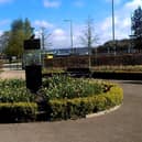 The Peace Flame in the Peace Park in the city centre.