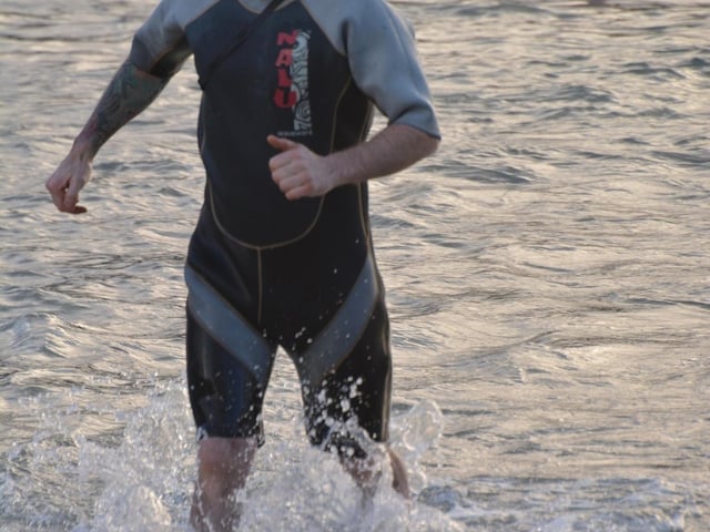 Malin Head Community Christmas Day Swim at Portmor Beach.