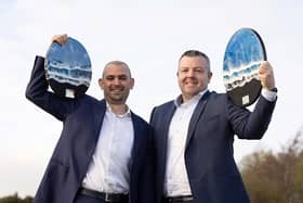 Secora Consulting Co-Founders Phil Graham and Phillip Close with Chambers Award.
