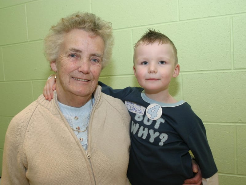 Parties and celebrations back in 2004:  Tiarnan Clarke.