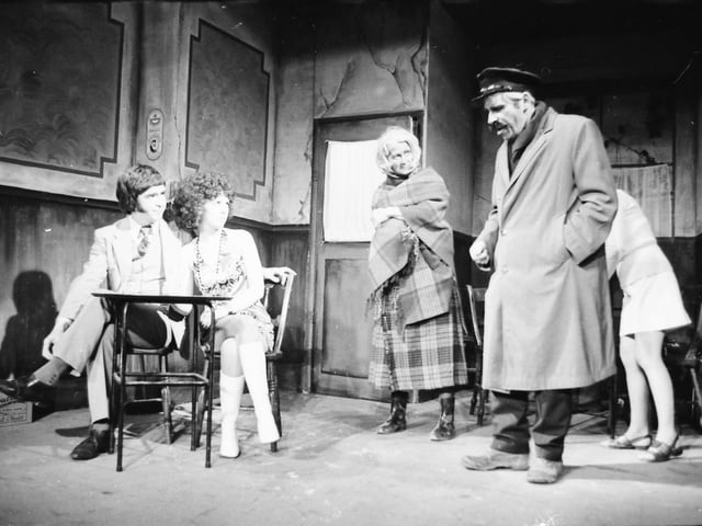 A scene from the '71 Players play ''Many Young Men of Twenty'.