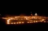 The burning ring of fire will set Ebrington Square aglow.
