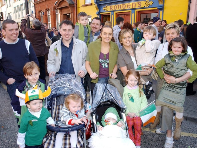 Buncrana St Patrick's Day in 2003:.