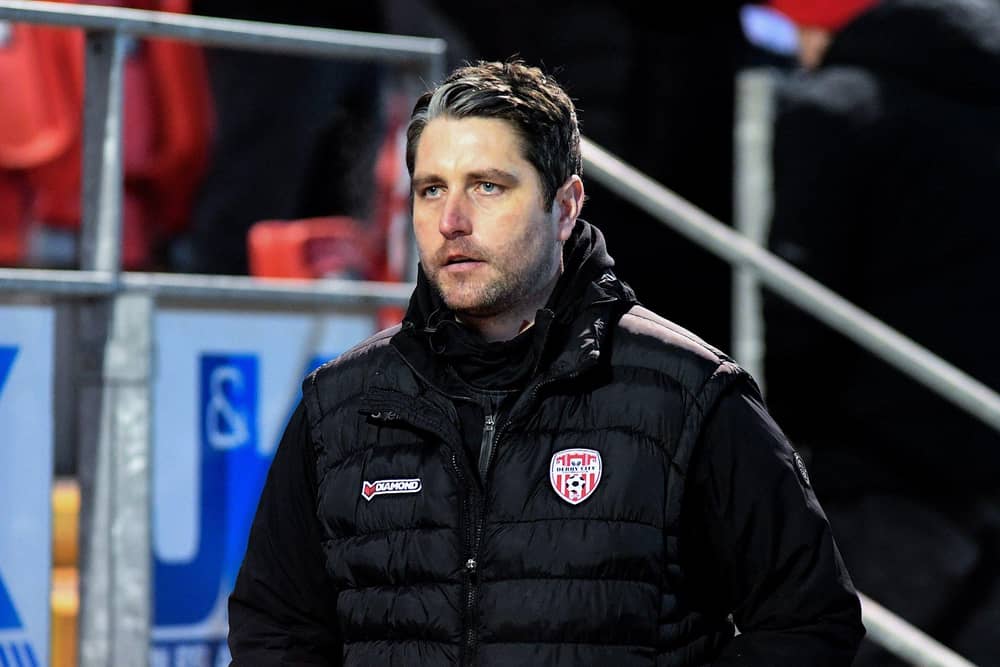 Derry City manager Ruaidhi Higgins. Photo: George Sweeney. DER2307GS – 88