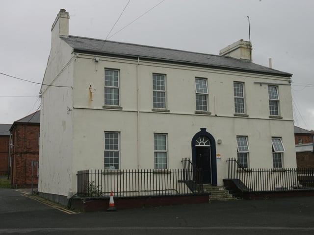 The former British Army military barracks at Ebrington in September 2005 shortly after it was transferred to the Executive.