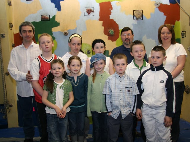 Friends and family gather at St. Columbs Park to celebrate with Aimee on the occasion of her 9th birthday 0007JML : Parties and celebrations April 2006: Aimee O'Donnell.