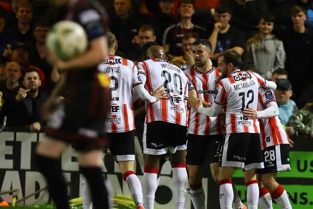 Higgins has backed his Derry City team to deliver another big victory at Oriel Park.