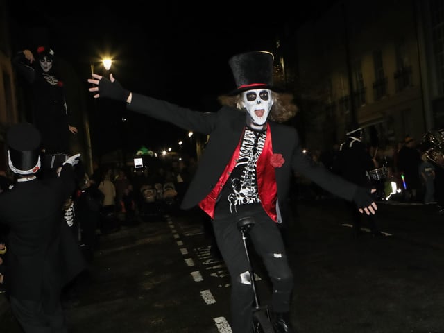 Awakening the Walled City Trail, celebrating the 40th anniversary of the Derry Halloween Festival. (Photo - Tom Heaney, nwpresspics)