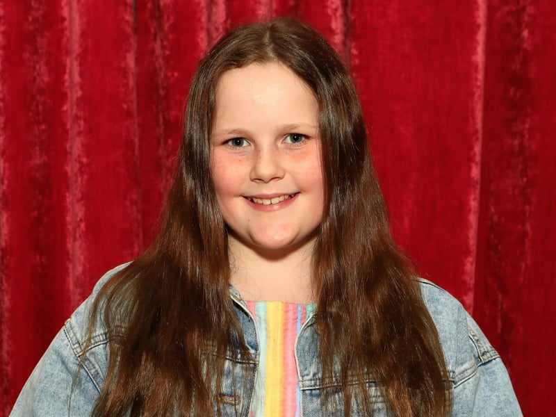 Zoe Meehan, 2nd P7 English song, 10-12 Irish song at Feis Doire Cholmcille. (Photo - Tom Heaney, nwpresspics) : .