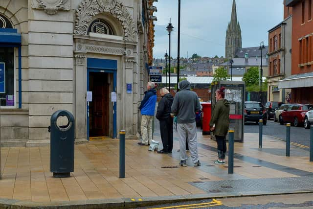 The old Bank of Ireland on the Strand Road which could become a boutique hotel