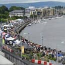 A packed quayside during a previous Foyle Maritime Festival