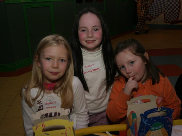 Parties and celebrations November 2005: Jodie Canning.