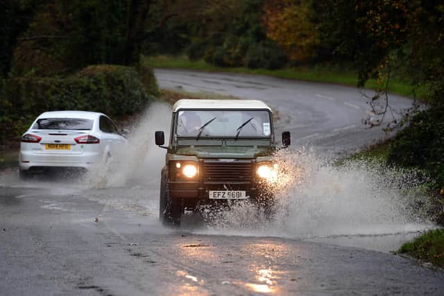 Flooding is affecting numerous areas across the north west today. (File picture: Pacemaker Picture By: Arthur Allison.)