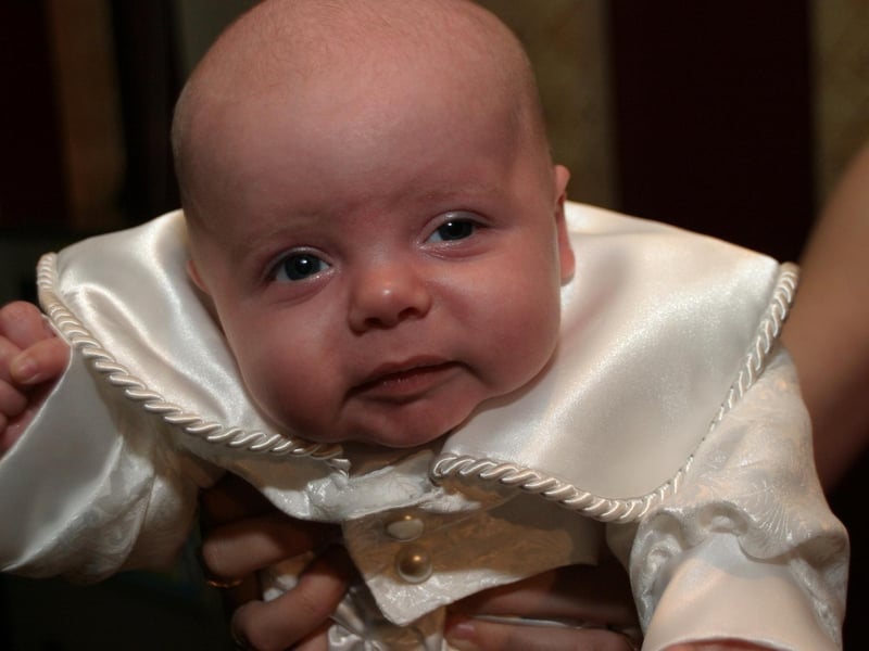 Ben Maguire's Christening with family.