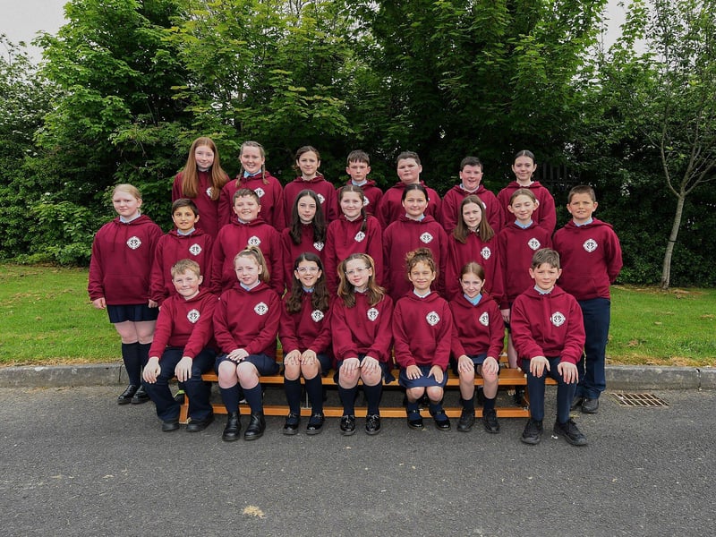 Mrs Miller’s P7 class at St Eithne’s Primary School.