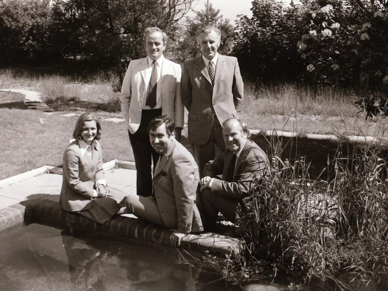 Group pictured back in 1974.