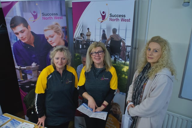 Representatives from Success North West at the event.