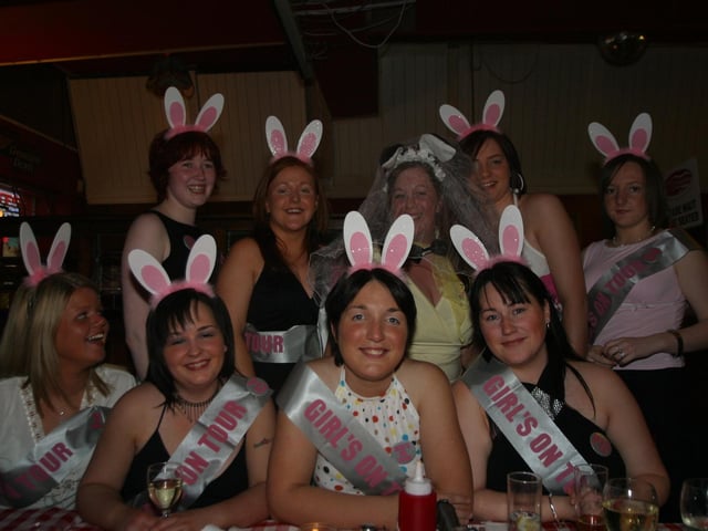 Party celebrations back in April 2004.