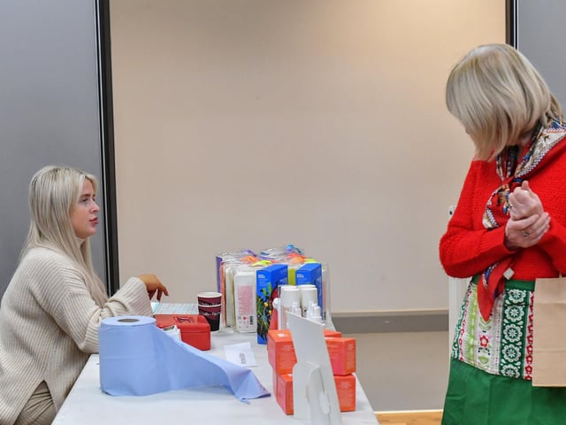Lots of gifts were on sale at the Gasyard Christmas Craft Fair on Saturday afternoon. Photo: George Sweeney