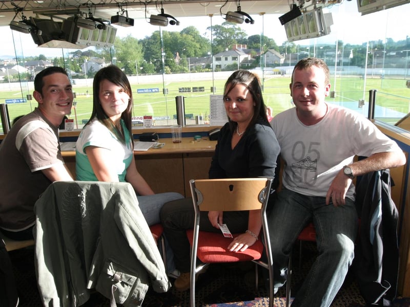 A night out at the Lifford dog track in July 2004.