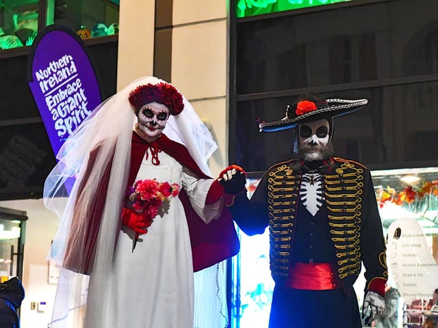 Spooky characters at the 2024 Halloween festivities. Photo: George Sweeney