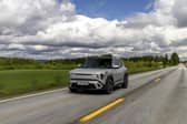 On road, and you immediately become aware of both the size of the vehicle and its power output.