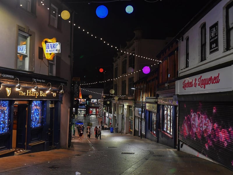 Christmas lights in Derry. Photo:George Sweeney