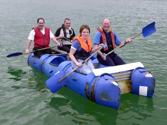 Bunagee Raft Race in July 2003.