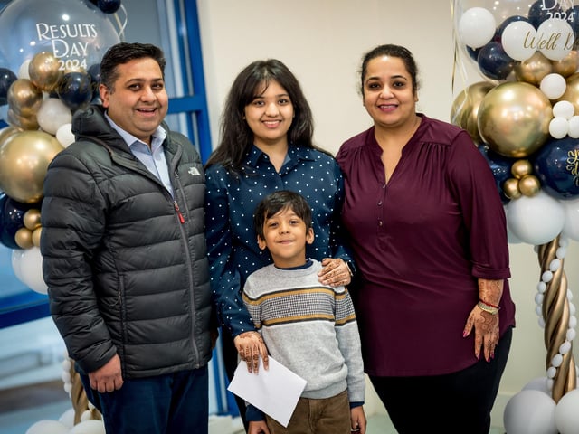 Jahnvi Sharma and family.