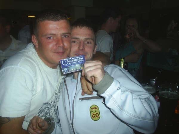 Locals having a good time at Derry's nightlife spots back in July 2005.