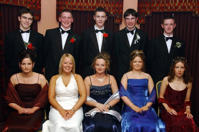 Front, from left, are Anne Marie O'Donnell, Katie Bell, Brenda Gallagher, Lorena Doherty and Ria Bradley. Back, from left, are Killian McLaughlin, Raymond Friel, Gerard McLaughlin, Adrian Grant and Matthew Doherty. (1401C16)